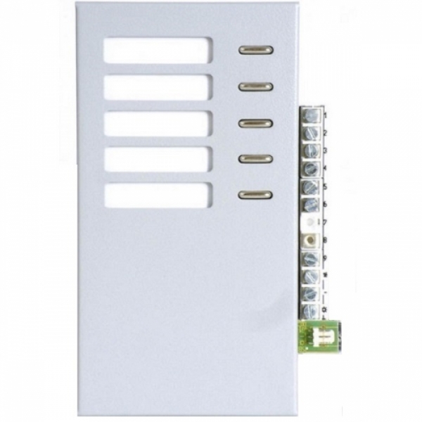 Tlačítka domovní telefony TESLA 4+n TT 85 pět tlačítek, konektor