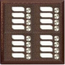 Sestavy tlačítková tabla zvonky KARAT tlačítka